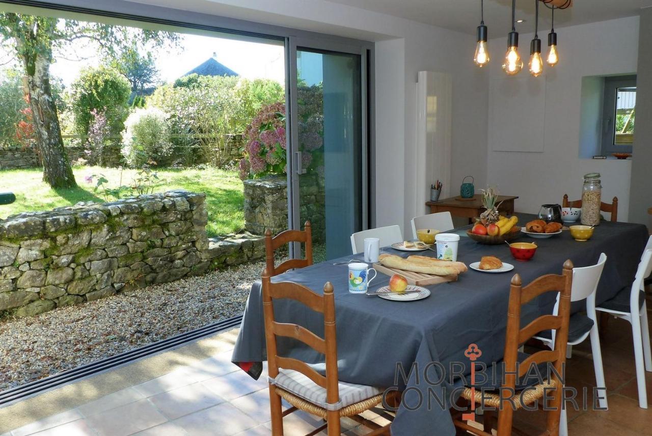 Vila Belle Longere En Campagne A Larmor Baden Exteriér fotografie
