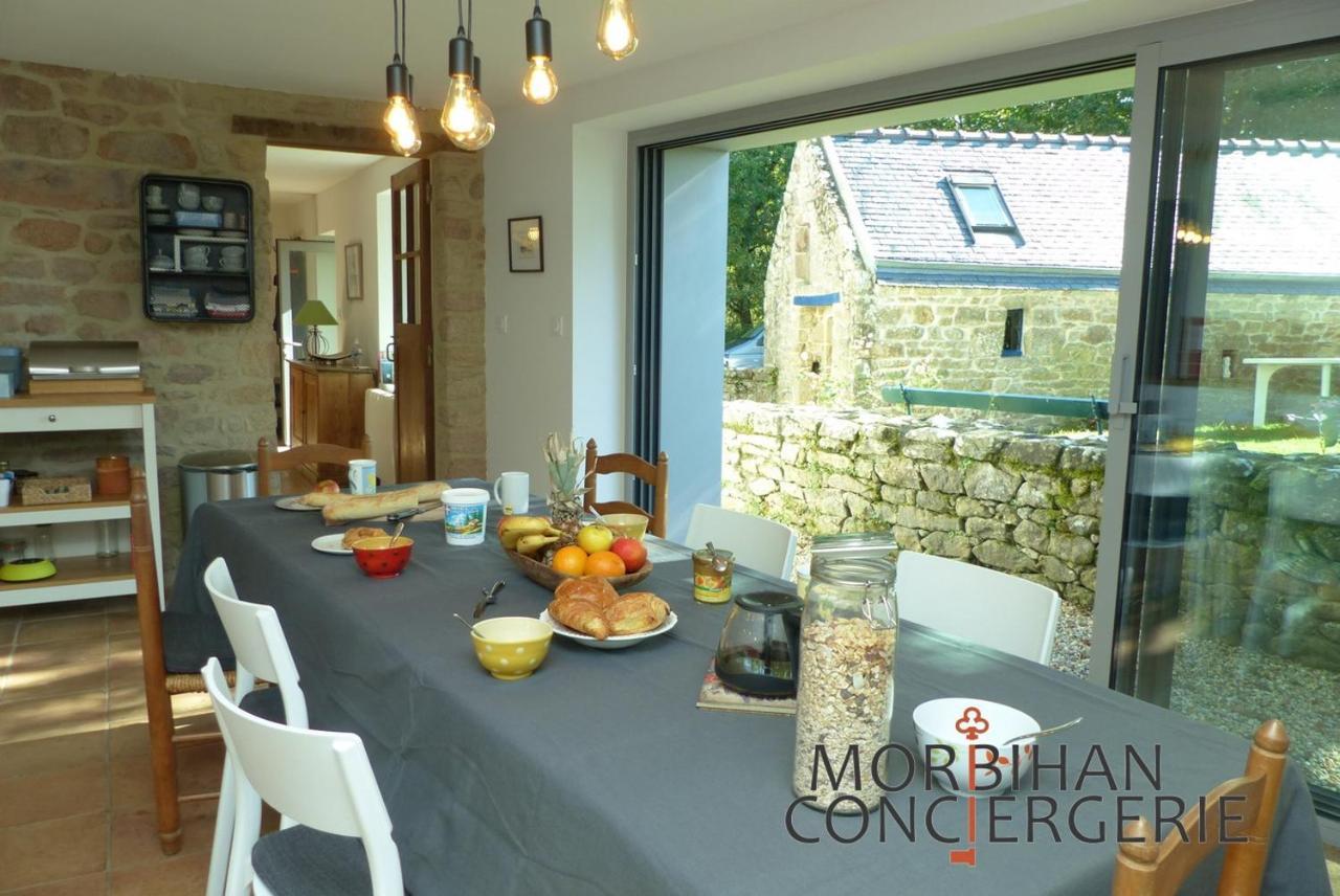 Vila Belle Longere En Campagne A Larmor Baden Exteriér fotografie