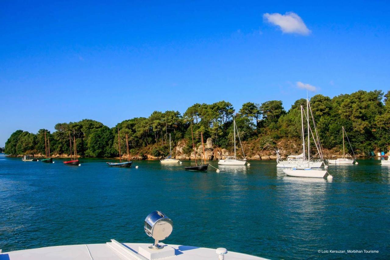 Vila Belle Longere En Campagne A Larmor Baden Exteriér fotografie
