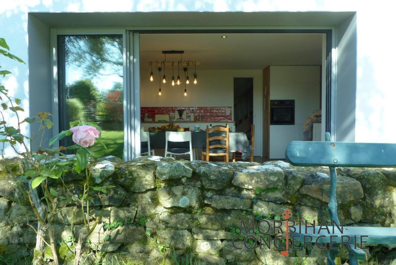 Vila Belle Longere En Campagne A Larmor Baden Exteriér fotografie