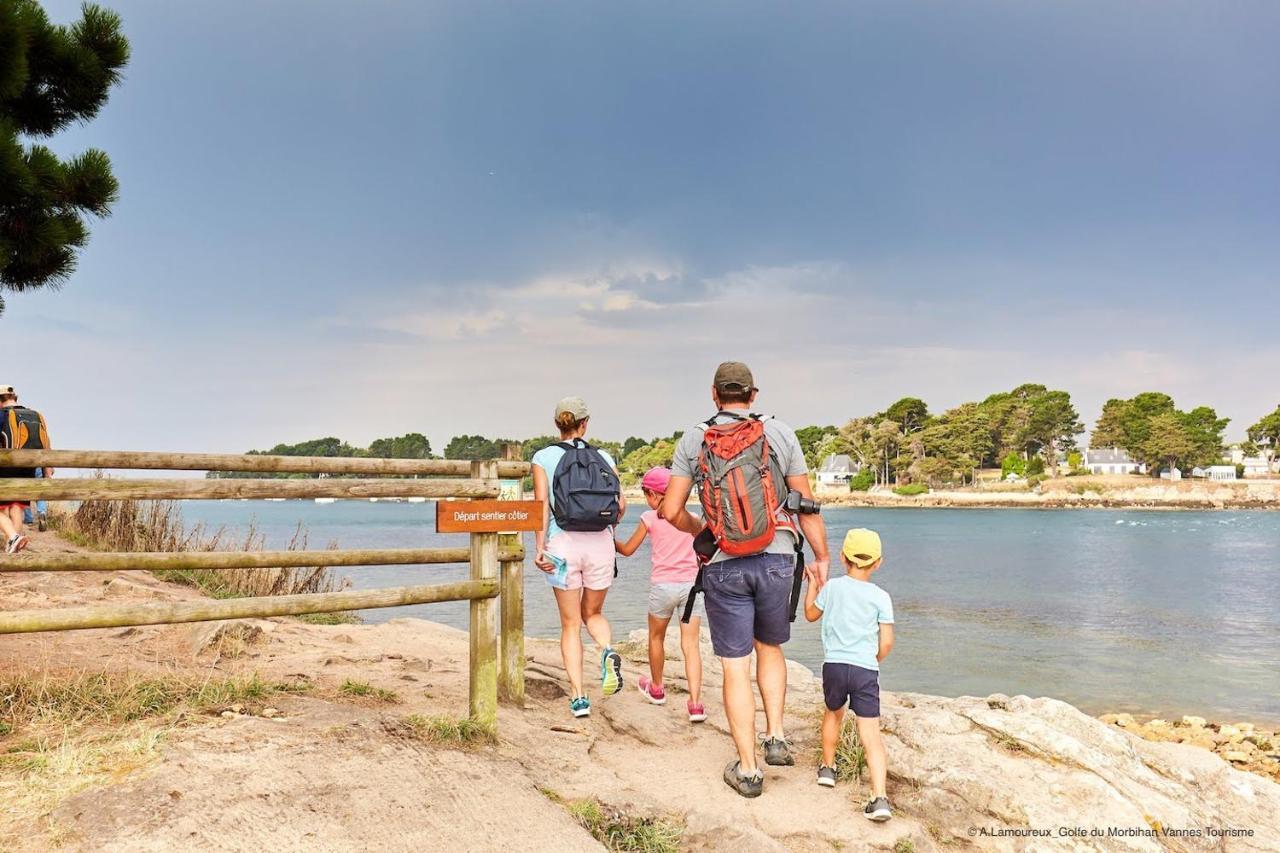 Vila Belle Longere En Campagne A Larmor Baden Exteriér fotografie